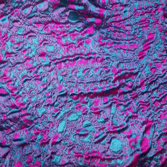 AIDAN MATTOX V-Neck Sleeveless Jacquard Cocktail Dress Size 2 #1390 - Picture 7 of 7